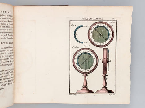 Nouvelles Récréations Physiques et Mathématiques (4 Tomes - Complet) [ Edition originale - Des bibliothèques de François-César Le Tellier de ...