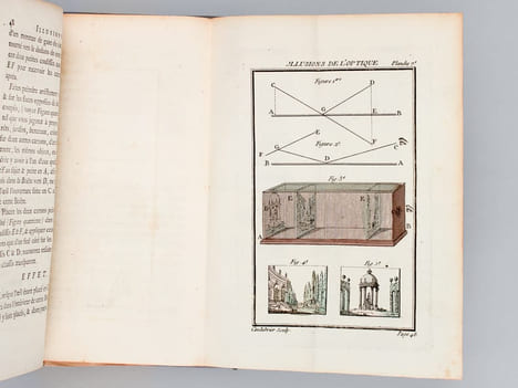 Nouvelles Récréations Physiques et Mathématiques (4 Tomes - Complet) [ Edition originale - Des bibliothèques de François-César Le Tellier de ...