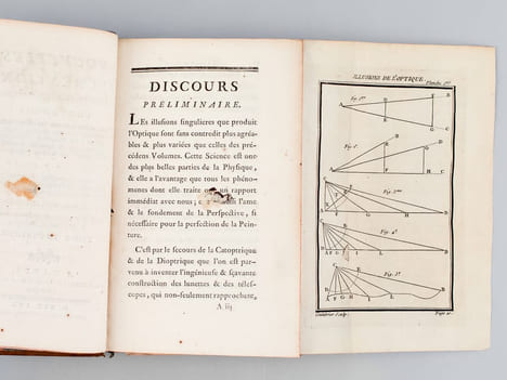 Nouvelles Récréations Physiques et Mathématiques (4 Tomes - Complet) [ Edition originale - Des bibliothèques de François-César Le Tellier de ...