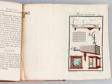Nouvelles Récréations Physiques et Mathématiques (4 Tomes - Complet) [ Edition originale - Des bibliothèques de François-César Le Tellier de ...