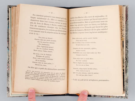 Jean Moréas [ Edition originale - Livre dédicacé par l'auteur ] [ Suivi de : ] N° 408 de "Les Hommes d'Aujourd'hui" : Maurice du Plessys, dessin de F. ...