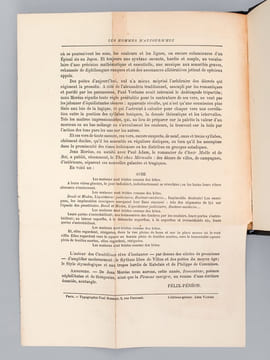 Jean Moréas [ Edition originale - Livre dédicacé par l'auteur ] [ Suivi de : ] N° 408 de "Les Hommes d'Aujourd'hui" : Maurice du Plessys, dessin de F. ...