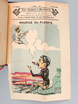 Jean Moréas [ Edition originale - Livre dédicacé par l'auteur ] [ Suivi de : ] N° 408 de "Les Hommes d'Aujourd'hui" : Maurice du Plessys, dessin de F. ...