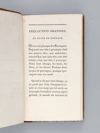 Eloge des Perruques, enrichi de notes plus amples que le texte