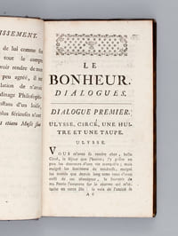 Dialogues des Animaux, ou Le Bonheur