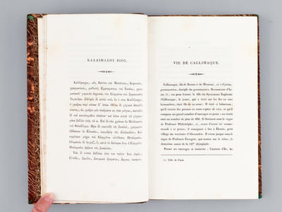 Hymnes de Callimaque traduites en vers français [ Livre dédicacé par le traducteur ]