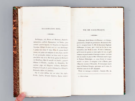Hymnes de Callimaque traduites en vers français [ Livre dédicacé par le traducteur ]. CALLIMAQUE ; (WAILLY, Alfred de)