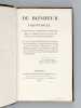 Du Bonheur individuel, Considéré au physique et au moral dans ses rapports divers avec les facultés et les conditions humaines [ Edition originale ]. ...