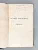 Etudes françaises et étrangères, par M. Emile Deschamps [ Edition originale - Livre dédicacé par l'auteur ] [ Suivi de : ] Dernières Paroles. Poésies ...