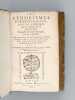 Les Aphorismes d'Hippocrates, avec le Commentaire de Galien sur le Premier Livre. HIPPOCRATE ; GALIEN ; DAMASCENE, Jean ; (BRECHE, Jean)