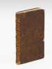 Tarif du Prix des Glaces de la Manufacture Royale [ Edition originale ]. Collectif