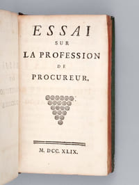 Essai sur la Profession de Procureur [ Edition originale ]