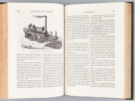 Les Merveilles de la Science ou Description Populaire des Inventions modernes (4 Tomes - Complet) Tome I : Machine à vapeur - Bateau à vapeur - ...