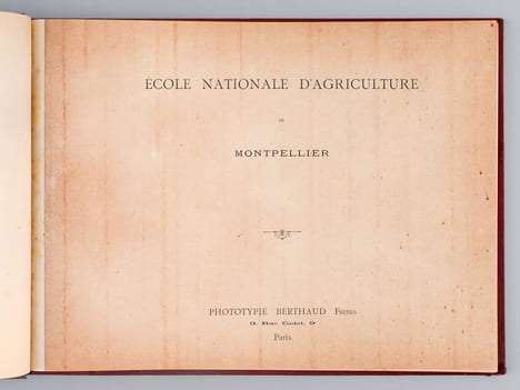 Ecole Nationale d'Agriculture de Montpellier. Collectif ; Ecole Nationale d'Agriculture de Montpellier