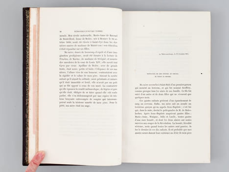 Mémoires d'Outre-Tombe (6 Tomes - Complet). CHATEAUBRIAND ; (PHILIPPOTEAUX ; FATH)