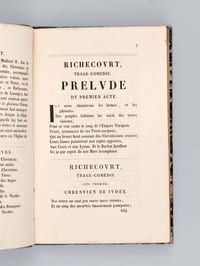 Richecourt Trage-Comédie, Represantée par les Pensionnaires des Rr. Pères Bénédictins de S. Nicolas 1628