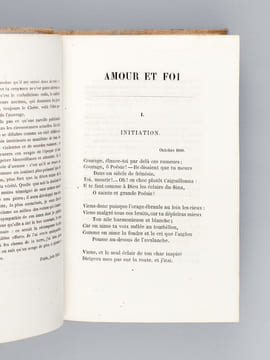 Oeuvres de Edouard Turquety. Amour et Foi - Poésie Catholique - Hymnes Sacrées. [Livre dédicacé par l'auteur ]. TURQUETY, Edouard