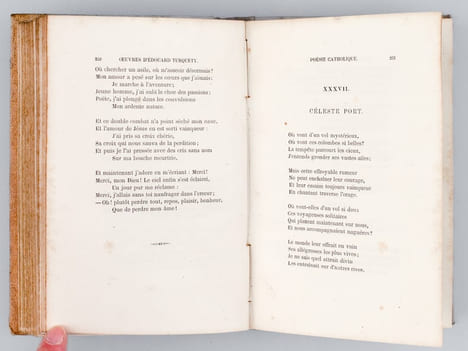 Oeuvres de Edouard Turquety. Amour et Foi - Poésie Catholique - Hymnes Sacrées. [Livre dédicacé par l'auteur ]. TURQUETY, Edouard