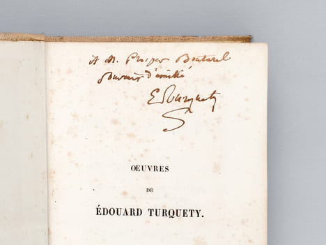Oeuvres de Edouard Turquety. Amour et Foi - Poésie Catholique - Hymnes Sacrées. [Livre dédicacé par l'auteur ]. TURQUETY, Edouard
