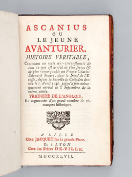 Ascanius ou le jeune Avanturier. Histoire véritable, Contenant un recit très-circonstancié de tout ce qui est arrivé de plus secret & de plus ...