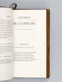 Poésies de Marguerite-Eléonore Clotilde de Vallon-Chalys, depuis Madame de Surville, poète français du XVe siècle