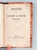 Discours prononcé à l'Assemblée Nationale sur le Droit au Travail par M. Thiers [ Edition originale ]. THIERS, Adolphe