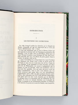 Entretiens sur la Pluralité des Mondes [ Avec : ] Histoire des Oracles [ Avec : ] Nouveaux Dialogues des Morts. FONTENELLE