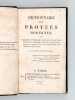 Dictionnaire des Protées modernes, ou Biographie des Personnages vivans qui ont figuré dans la Révolution Française, depuis le 14 juillet 1789, ...