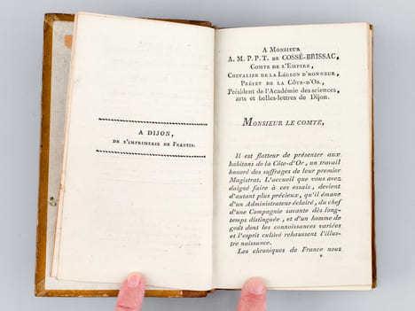 Essais historiques et biographiques sur Dijon [ Edition originale ]. GIRAULT, Cl. Xav.