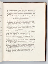 Liste par Ordre Alphabétique de Bailliages et Sénéchaussées de MM. les Députés à l'Assemblée Nationale 1789 [ Edition originale ]