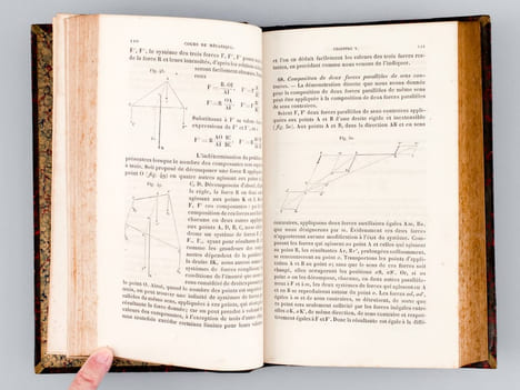 Cours de Mécanique à l'usage des Ecoles d'Arts et Métiers et de l'Enseignement spécial des lycées (4 Parties). DULOS, Pascal