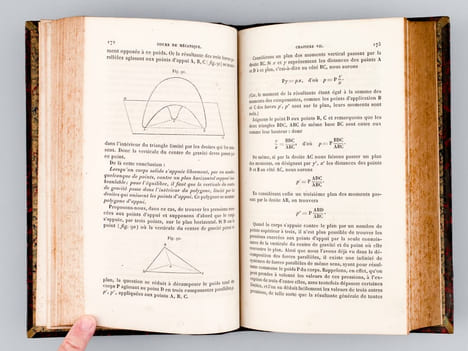 Cours de Mécanique à l'usage des Ecoles d'Arts et Métiers et de l'Enseignement spécial des lycées (4 Parties). DULOS, Pascal