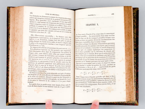 Cours de Mécanique à l'usage des Ecoles d'Arts et Métiers et de l'Enseignement spécial des lycées (4 Parties). DULOS, Pascal