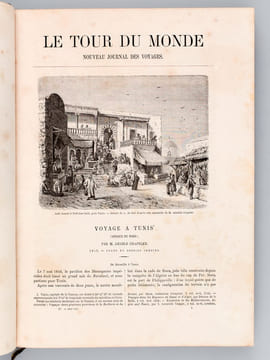 Le Tour du Monde. Nouveau Journal des Voyages (Année 1865 - Complète) : 1er Semestre : Voyage à Tunis, par Amable Crapelet - De Paris à Bucharest, par ...