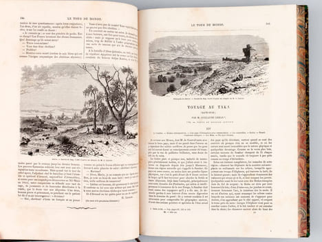 Le Tour du Monde. Nouveau Journal des Voyages (Année 1865 - Complète) : 1er Semestre : Voyage à Tunis, par Amable Crapelet - De Paris à Bucharest, par ...