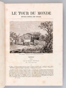 Le Tour du Monde. Nouveau Journal des Voyages (Année 1866 - Complète) : 1er Semestre :  Sienne, par le Dr. Costantini - L'Afrique australe, premiers ...