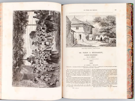 Le Tour du Monde. Nouveau Journal des Voyages (Année 1866 - Complète) : 1er Semestre :  Sienne, par le Dr. Costantini - L'Afrique australe, premiers ...