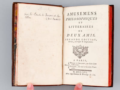 Amusemens philosophiques et littéraires de Deux Amis