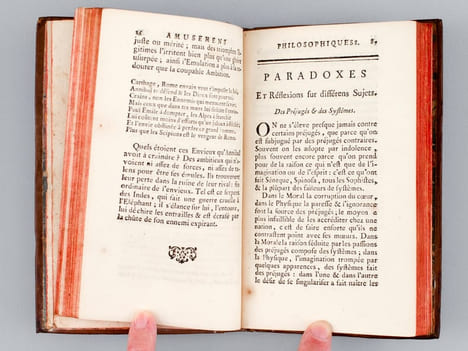 Amusemens philosophiques et littéraires de Deux Amis. ANONYME ; [ TURPIN DE CRISSE, Lancelot ; CASTILHON, Jean ]