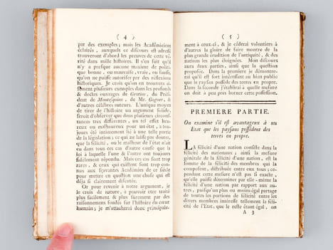 La Félicité Publique considérée dans les Paysans Cultivateurs de leurs propres terres, Traduit de l'Italien par Mr. Vignoli [ Edition originale de la ...