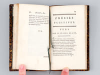 Alcandre, ou Essai sur le Cloître ; suivi de Quelques pièces fugitives, par Un Jeune Solitaire [ Edition originale ]