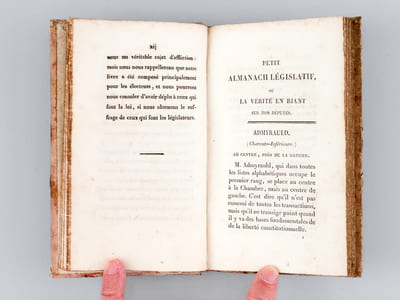 Petit Almanach Législatif, ou La Vérité en Riant sur nos Députés
