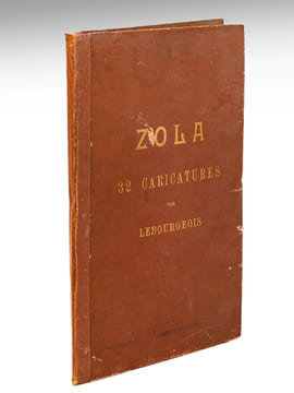 Zola. 32 Caricatures par Lebourgeois. LEBOURGEOIS