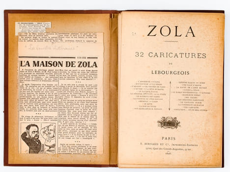 Zola. 32 Caricatures par Lebourgeois. LEBOURGEOIS