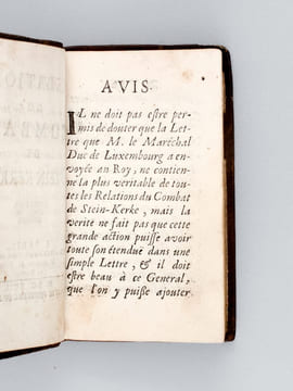 Relation du Combat de Stein-Kerke [ Edition originale ]. ANONYME ; [ DONNEAU DE VISE, Jean ]