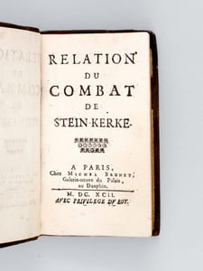 Relation du Combat de Stein-Kerke [ Edition originale ]