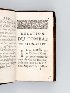 Relation du Combat de Stein-Kerke [ Edition originale ]