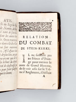 Relation du Combat de Stein-Kerke [ Edition originale ]. ANONYME ; [ DONNEAU DE VISE, Jean ]
