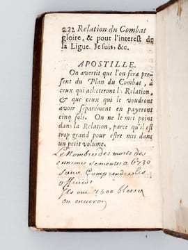 Relation du Combat de Stein-Kerke [ Edition originale ]. ANONYME ; [ DONNEAU DE VISE, Jean ]