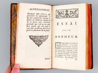 Essai sur le Bonheur, ou Réflexions philosophiques sur les Biens et les Maux de la Vie humaine 